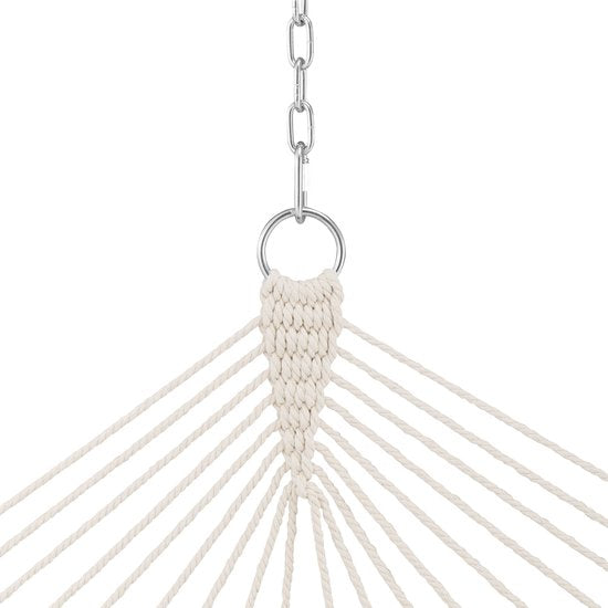 Juskys Hangmat Cata - Lichtgrijs - Incl. Onderstel & Kussen