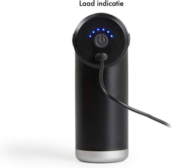 Rebblo Massage Gun - Sport en Relax Massage Apparaat - Elektrisch Massagegeweer - Massagepistool met 6 Snelheden en 4 Massageknoppen - 24 W - 1800 mAh