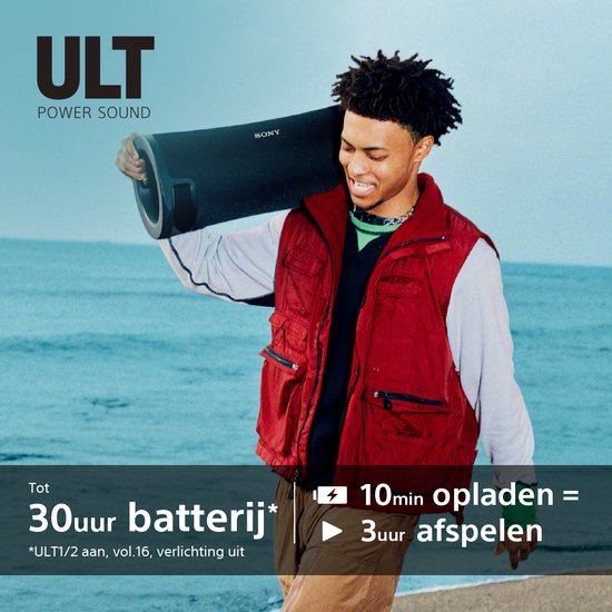 Sony ULT Field 7 - Bluetooth-luidspreker - Zwart