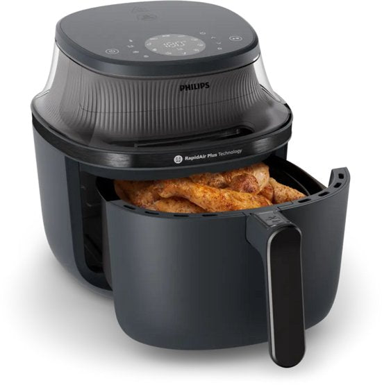 Philips 3000 Serie Airfryer NA330/00 – 6,2 L – Rapid Air Plus – Kijkvenster – Touchscreen