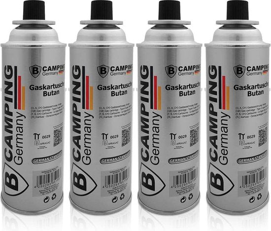 Butaan - gaspatronen - set van 4 stuks