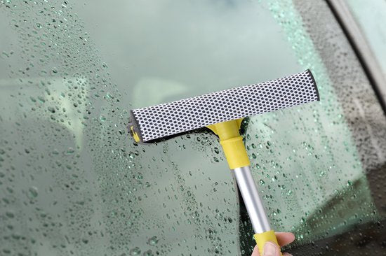 Dunlop Autoruitenreiniger - Raamwisser en Schrobber - Telescopische Steel - Autoaccessoires
