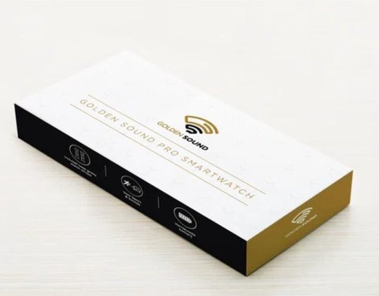 Golden Sound - Smartwatch Dames - 40mm - Stappenteller - Slaapmonitor - Saturatiemeter - Hartslagmeter - Zilver
