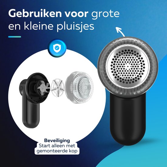 Beepro® Elektrische Pluizenverwijderaar - Ontpluizer - Ontpiller - Pluizentondeuse - Draadloos en Oplaadbaar