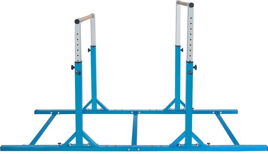 Coast Parallel Gymnastiekrek - Verstelbare Hoogte en Breedte - Blauw - 250 x 131 x 140 cm - Ijzer