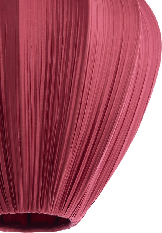Light & Living - hanglamp - Verita - rood - textiel - Ø 47cm - E27 - 2993617