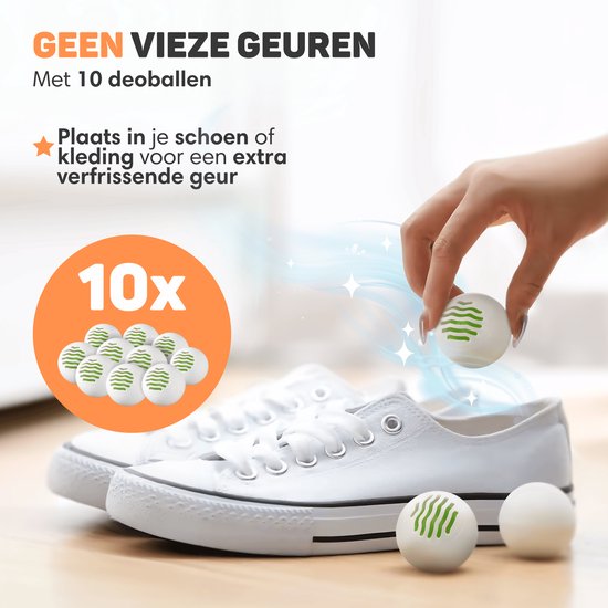 Vulpes Goods® Tech - Schoenendroger & Schoenverfrisser met Ozone - Ozone & Droogfunctie - Incl. 10 Schoenverfrissers - PRO versie