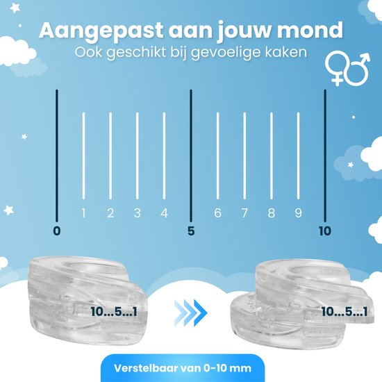 DreamCare Anti Snurk Beugel - Verstelbaar - Bpa vrij
