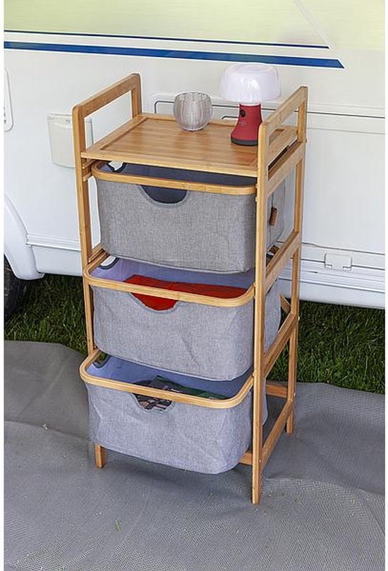 Bo-Camp - Urban Outdoor - Kast - Selsdon - Uitschuifbare manden