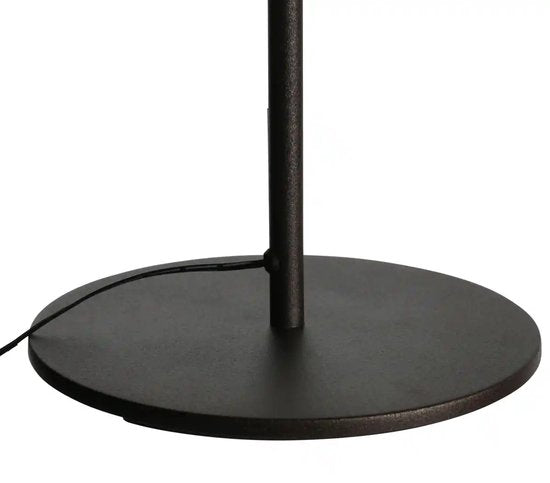 Vloerlamp Platu 3351CA - Dimbaar met instelbare lichtkleur, bruin kunststof en metaal, trendy design, Mexlite, perfect voor binnengebruik