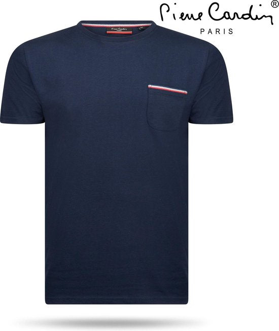 Pierre Cardin - Heren T-Shirt - Ronde Hals - Navy