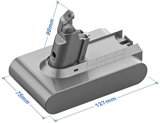 Li-ion accu, 3000 mAh, voor Dyson V6, DC58, DC59, DC61, DC62, DC72 en DC74