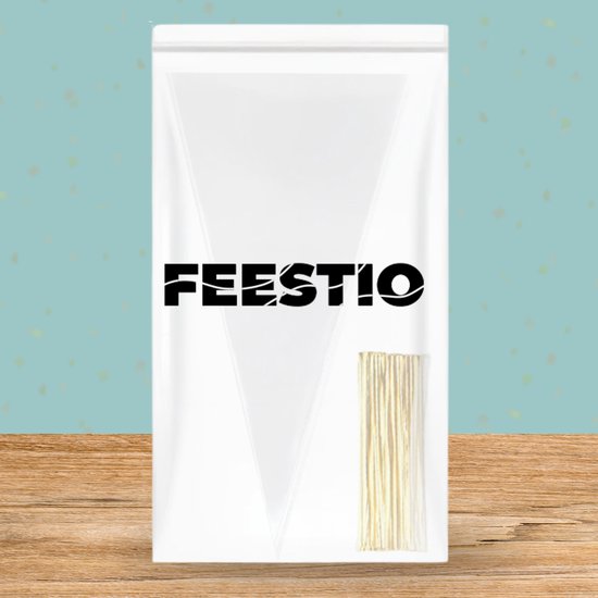 Feestio Uitdeelzakjes Puntzak - 200 Stuks - Snoepzakjes - Traktatie Zakjes Kinderfeestje - Cellofaanzakjes Transparant - Cadeauzakjes - Snoepzak