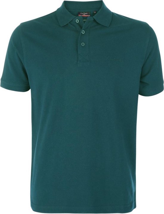 Pierre Cardin - Heren Polo SS Basic Polo - Blauw - Maat S