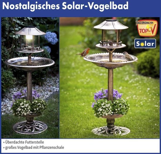 4-in-1 Vogelbad met Plantenbak