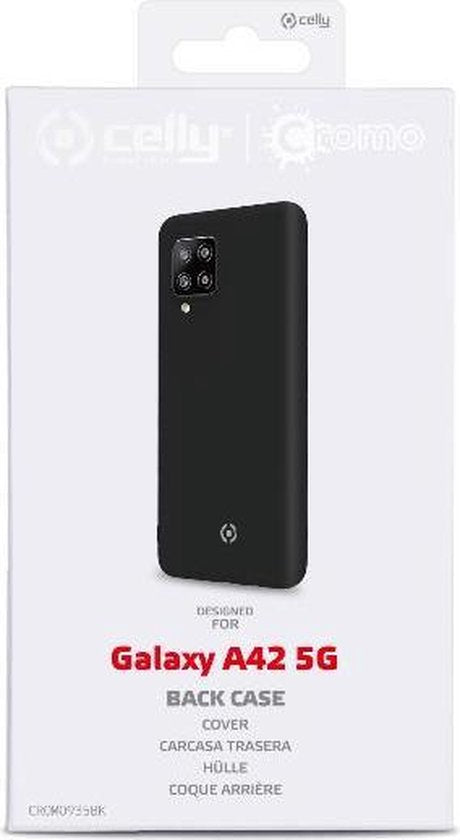 Celly hoesje voor Samsung Galaxy A42 5G Zwart