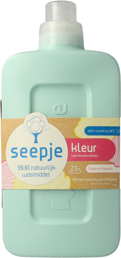 Seepje Vloeibaar Wasmiddel Kleur Magische Magnolia 23 Wasbeurten - 1 liter