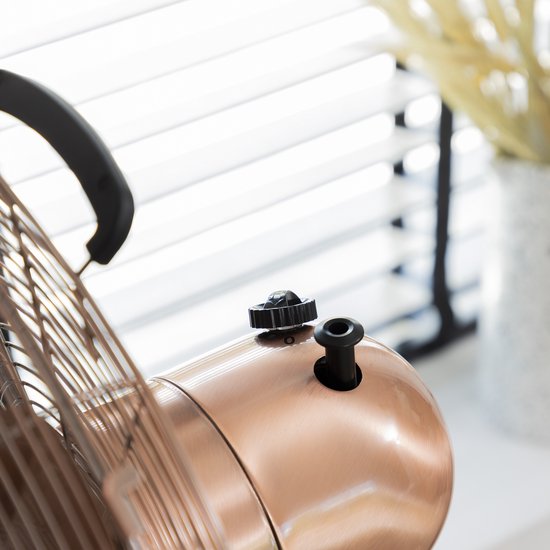 Tristar VE-5971 - Retro Statiefventilator - Ø 40 cm - Koperen afwerking