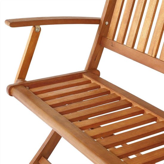 Casaria 2-zits Tuinbank - FSC® Gecertificeerd - 120x90x55 cm Bruin