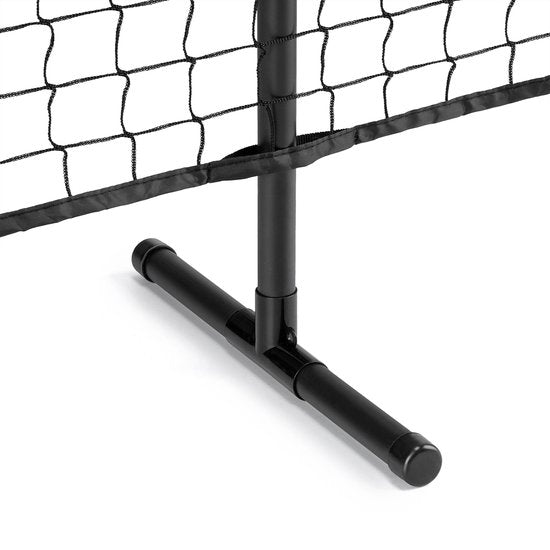Baseline Pickleball Set – Inclusief Net, 2 Paddles & 2 Ballen – Houten Batjes – 2,4 Meter Net