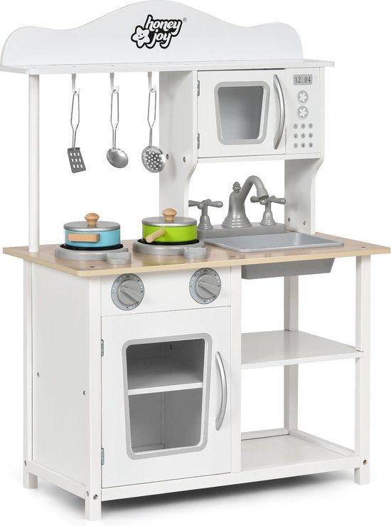 Coast Kinderspeelkeuken - Hout - 60 x 30 x 83 cm - Wit