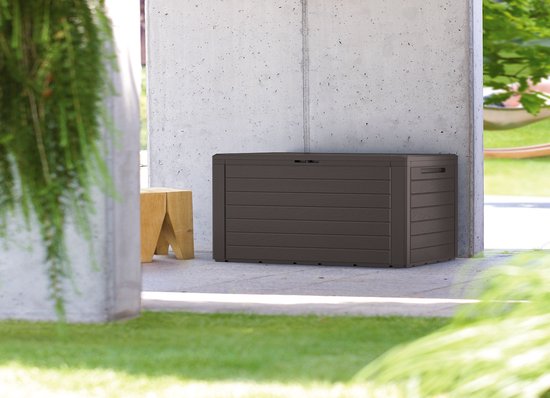 Deuba Tuinkist bruin houten-look | 120 x 46 x 57 cm