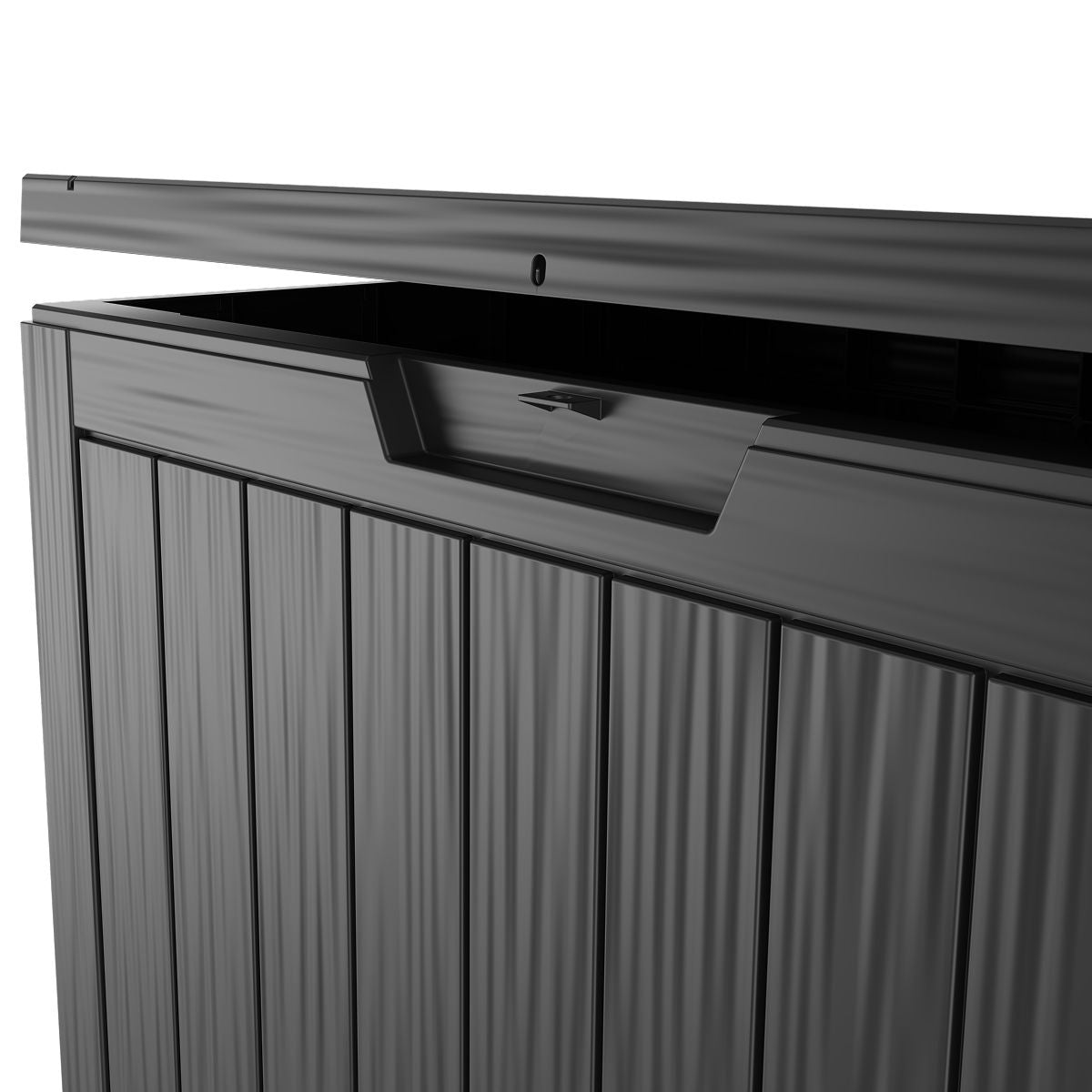 LifeGoods Kussenbox - XS - Kunsstof - 170L - Zwart