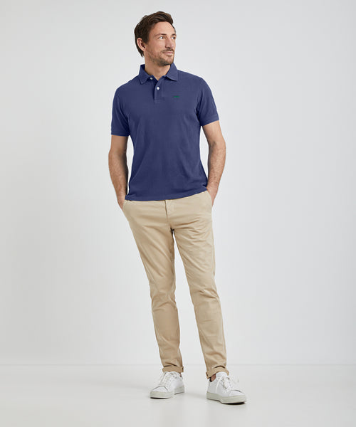 McGregor Klassiek Poloshirt Heren - Vintage Blue - XL