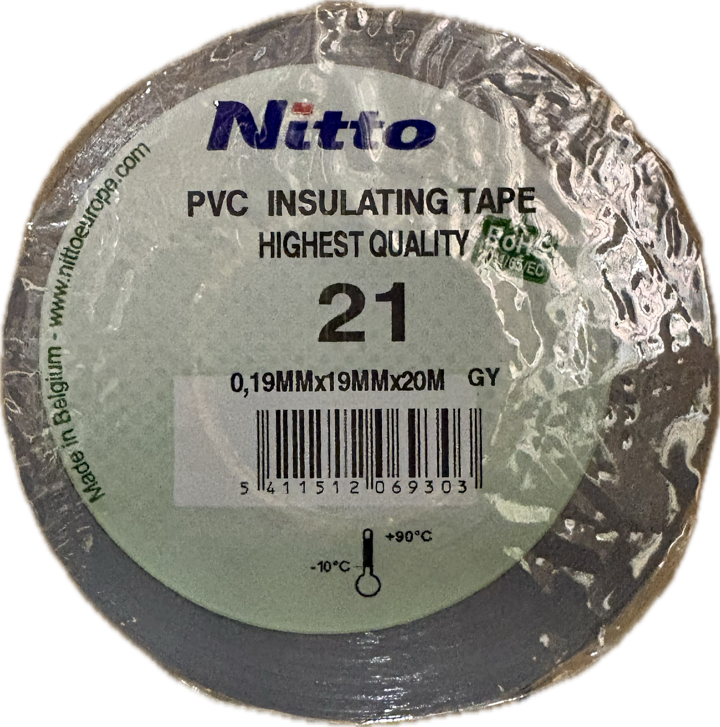 Nitto Isolatietape Grijs 19Mm X 20M