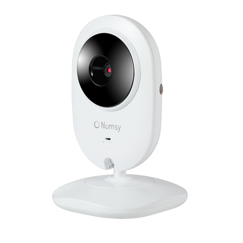 Numsy Babyfoon Camera voor Parent Unit – HD Nachtzicht – Temperatuursensor – 20 uur batterij – Uitbreidbaar tot 4 camera’s