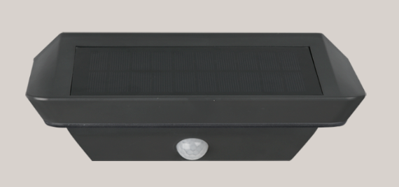 Trio Lighting – Buitenlamp Op Zonne-energie – 9x22 cm & Met Bewegingssensor – Milieuvriendelijk Met IP44 Spatwaterdichtheid – Voor Wandmontage In De Tuin – Antraciet Kunststof