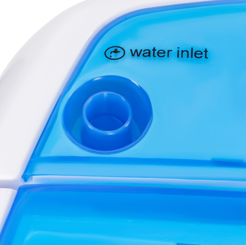 Coast Mini Wasmachine / Reiswasmachine - Met Centrifugefunctie & Dubbele Kuip - 36 x 34 x 51 cm - Kunststof - Blauw