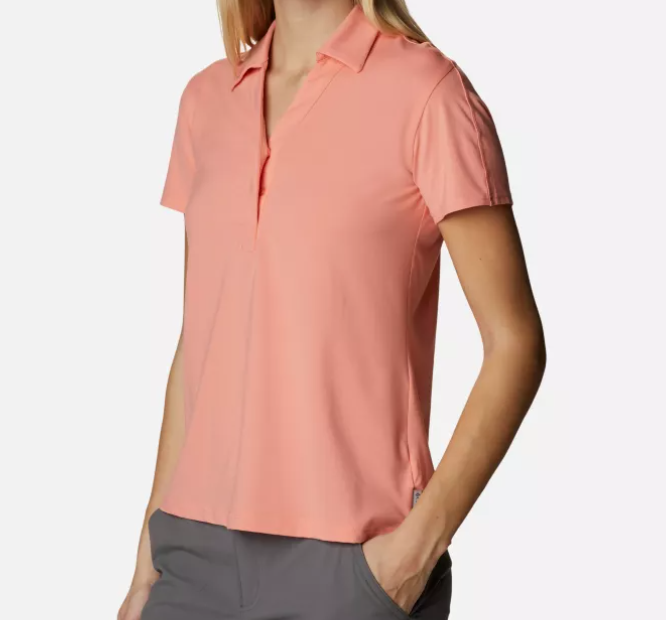 Firwood Camp II Polo – Maat S – Roze – Lichtgewicht en Ademend Outdoor T-shirt