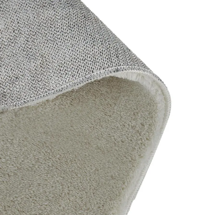 tectake Soft Zone Vloerkleed – Kortpolig – Extra Zacht – Zandkleur – 200 × 290 cm
