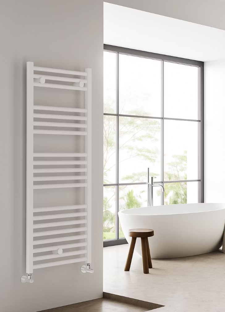 Sanivesk Lima Design Radiator - 160 x 60 cm - Wit - Moderne Handdoekradiator voor Badkamer en Grote Ruimtes