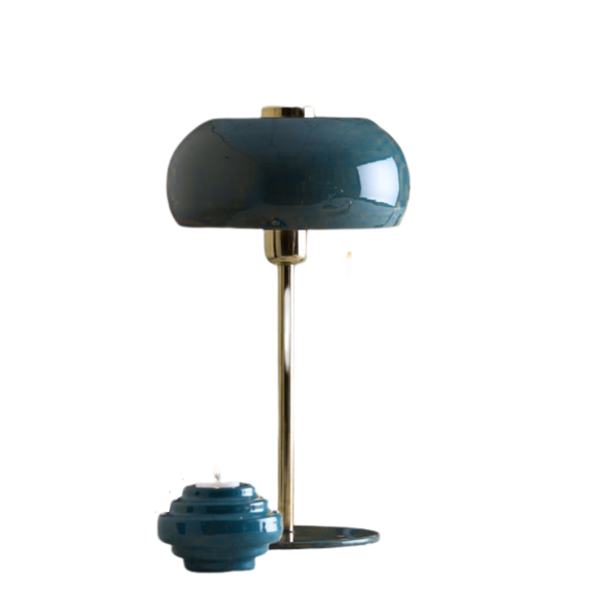 Light & Living - Tafellamp SURIN - Ø40 cm - Donkergroen/Goud