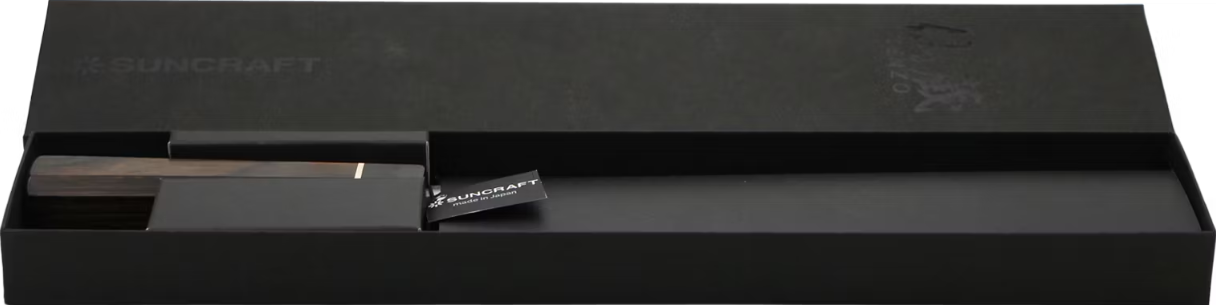 Suncraft Senzo Black Koksmes - 21 cm - Japans Damascus Staal