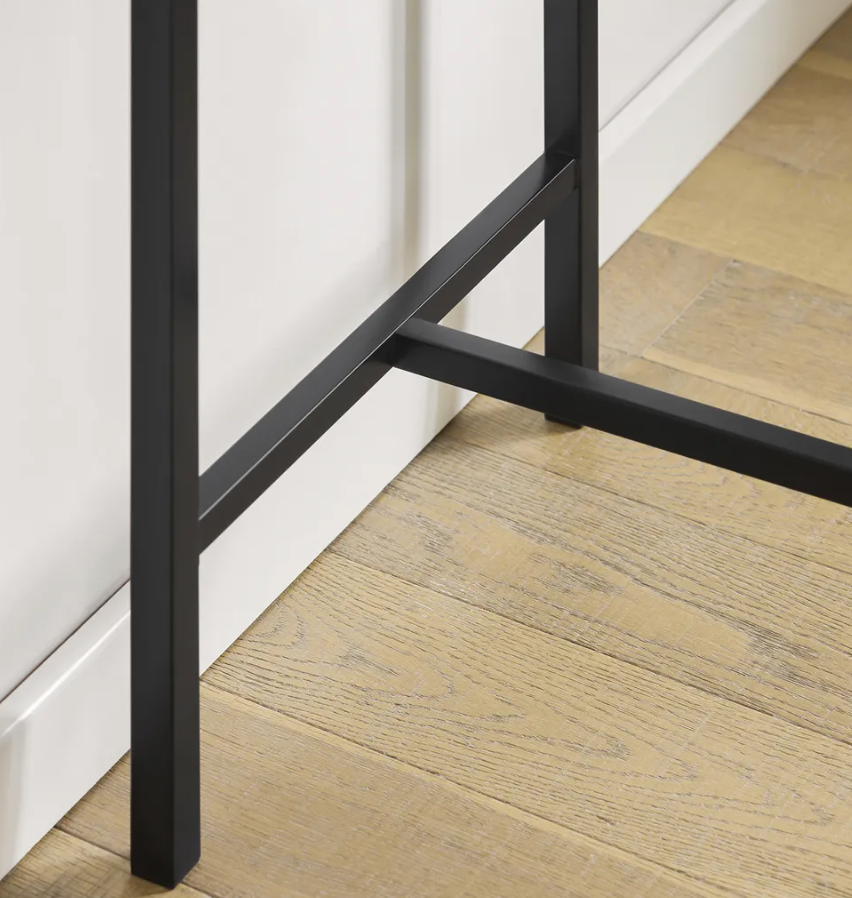 SoBuy Bistrotafel - 3-Delig - 2 Stoelen - Bartafelset - Eettafel - 80 x 87 x 50 cm - Eikenhout / Zwart