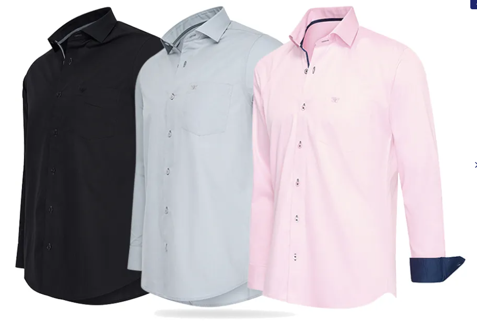 Cappuccino Italia Overhemd Zwart Maat 3XL
