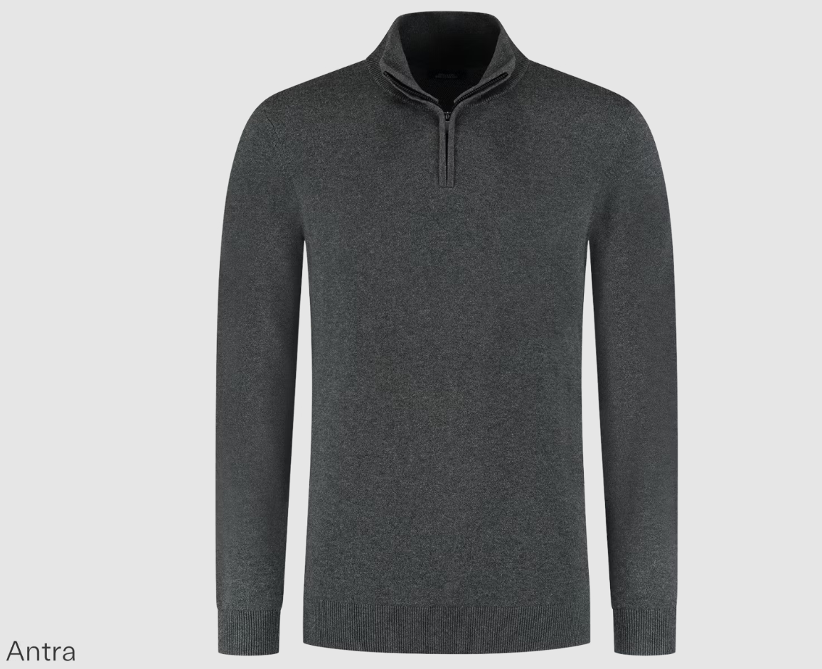 Boston Brothers Half Zip Pullover | Heren - Maat L - Antra
