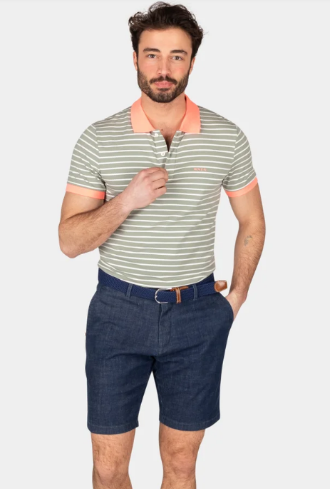 New Zealand Auckland Stretch Poloshirt - Mellow Army - 3XL