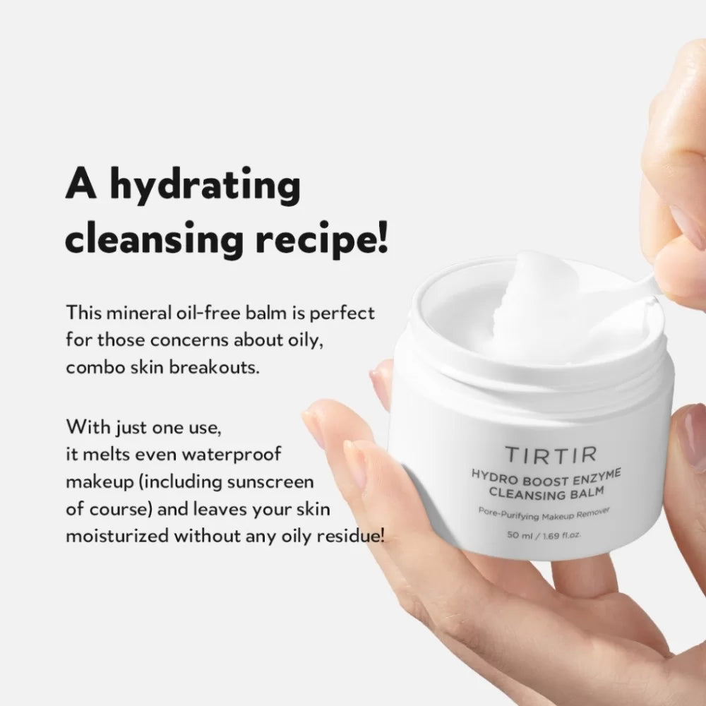 Tirtir Hydro Boost Enzyme Cleansing Balm Mini 9ml – Hydraterend & Reinigt Grondig