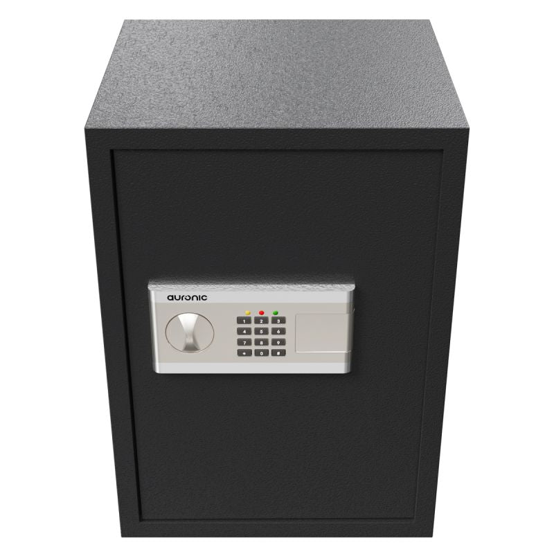 Auronic Elektronische Kluis Extra Groot - 54L - Staal - Zwart
