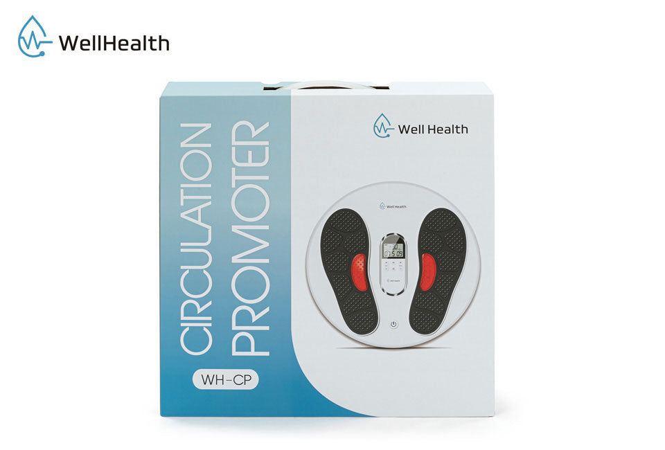 Wellhealth Elektrische Spierstimulator – Verlicht Spanning & Stimuleert Bloedcirculatie – 39,5 x 39,5 x 9 cm – Zwart