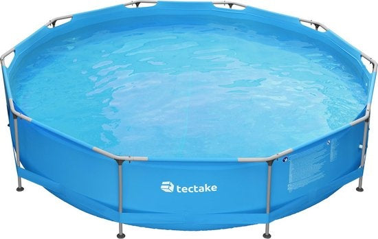 tectake - Zwembad rond met filterpomp Ø 360 x 76 cm