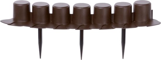 Tuinafscheiding IPAL7 gazonrand - 4,05m / kleur bruin