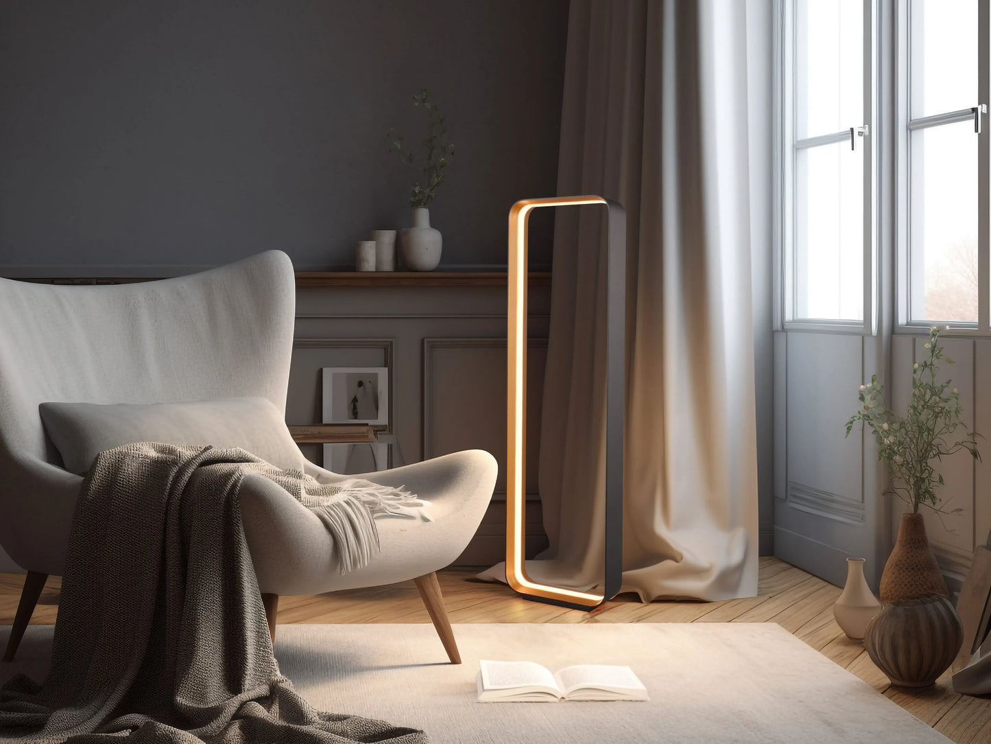 Trio Lighting Cizione - Hanglamp - Zwart - 109 cm
