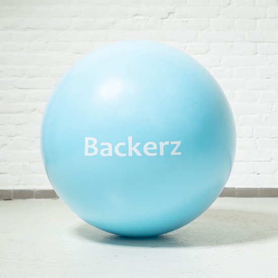 Backerz Yoga Bal - PVC Binnenbal voor zitballen Ella - Anti-burst - Licht Blauw