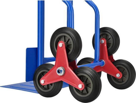 Trappen steekwagen trappensteekwagen - Blauw - Max. 100kg