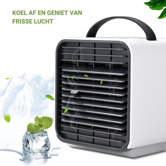 TIKKENS Mini Luchtkoeler / Ventilator / Tafelventilator / Aircooler - Donkergroen